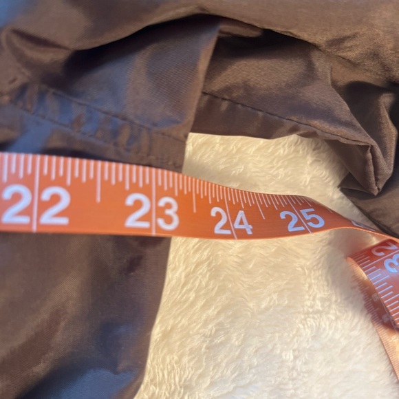 MOSSIMO Windbreaker Track Sports Jacket Y2K Men’s Size L Brown Striped Vintage - Picture 8 of 9